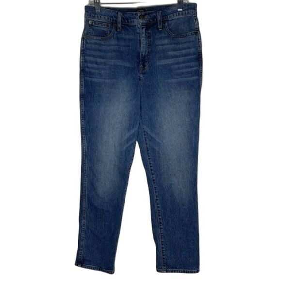 J Crew Jeans Women’s 29 Blue Denim High Rise Classic Vintage Pockets Stretch - Picture 1 of 10